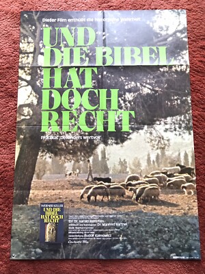 Und die Bibel hat doch recht Kinoplakat Poster A1, Werner Keller