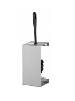 All Care Basicline Edelstahl Toilettenbürsten-Wandhalter WC-Bürsten-Ständer