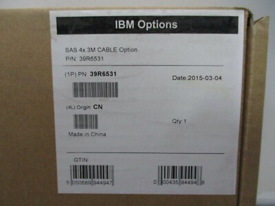 Ibm Fc3707 Sff-8088 3m Sas Cable 39r6531 Cck