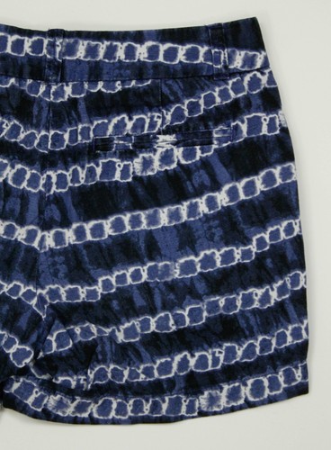 J. Crew Blue White Tie Dye Pattern Women's Size 0 Shorts - Picture 7 of 7