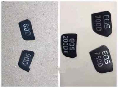 1 PC Canon EOS 60D 70D 80D 90D 200DII 200D 1200D 77D Name Plate