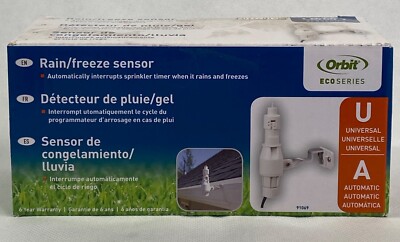 Orbit Eco Series Rain/Freeze Sensor Interrupts Sprinkler Timer 91069, Universal