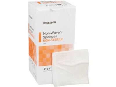 McKesson Nonwoven Sponge Square NonSterile Pack of 200 - 94442000