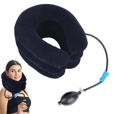 Cervical Neck Traction Device, Neck Stretcher Traction Aufblasbarer, Verstellbar