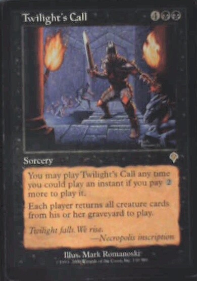 Twilight's Call - Invasion: #130, Magic: The Gathering Lp R97 | eBay