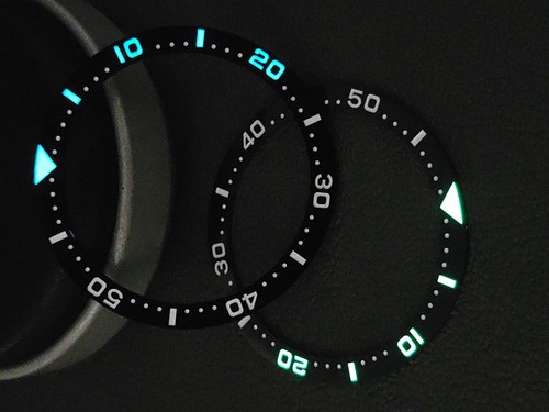 Inserto de bisel tortuga negra cerámica (lumen estilo MM300) plano BGW9 SEIKO SRP777 SRP - Imagen 3 de 3