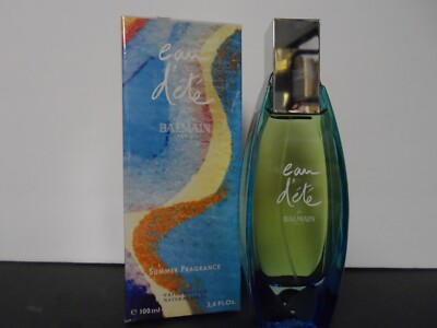 Balmain Eau D'Ete Summer Fragrance 3.4 oz / 100 ml Spray New In Sealed Box .