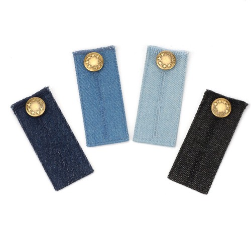 4/8PC Waist Band Extender Button Maternity Trousers Jeans Elastic Widen Expander - Picture 12 of 12