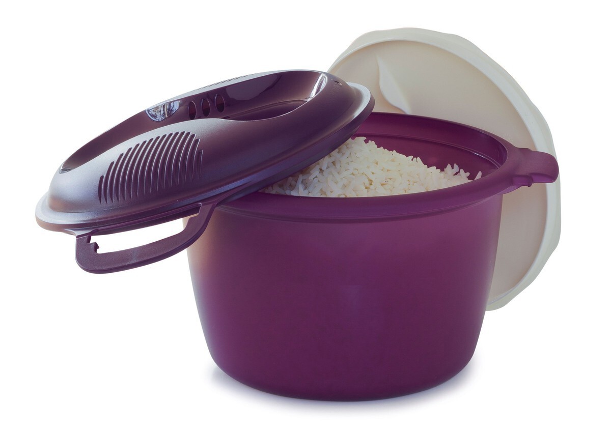 Tupperware Microwave Rice Cooker Purple Large 3L or 12 cup | eBay