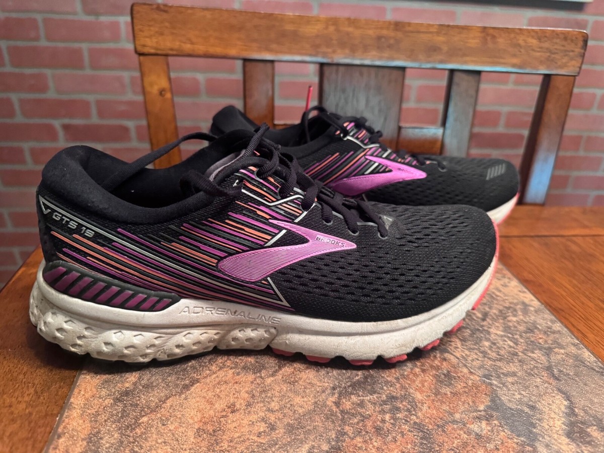 Brooks Adrenaline GTS 19 Black & Purple 1202841B080 Women's 10