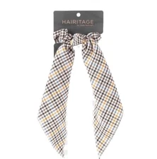 Heritage By Mindy McKnight Plaid Scarf Scrunchie NEW