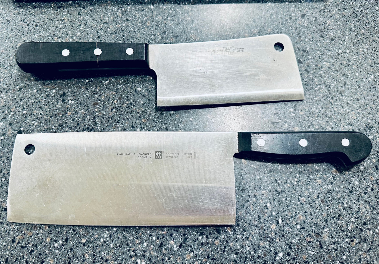 6 and 8 inch Zwilling J A Henckels Rostfrei Germany Cleaver Professional German eBay