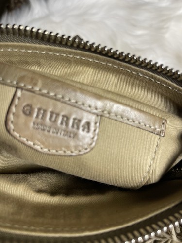 Ghurka Leather & Textile Khaki Woven & Fringe Crossbody Bag - Picture 13 of 13
