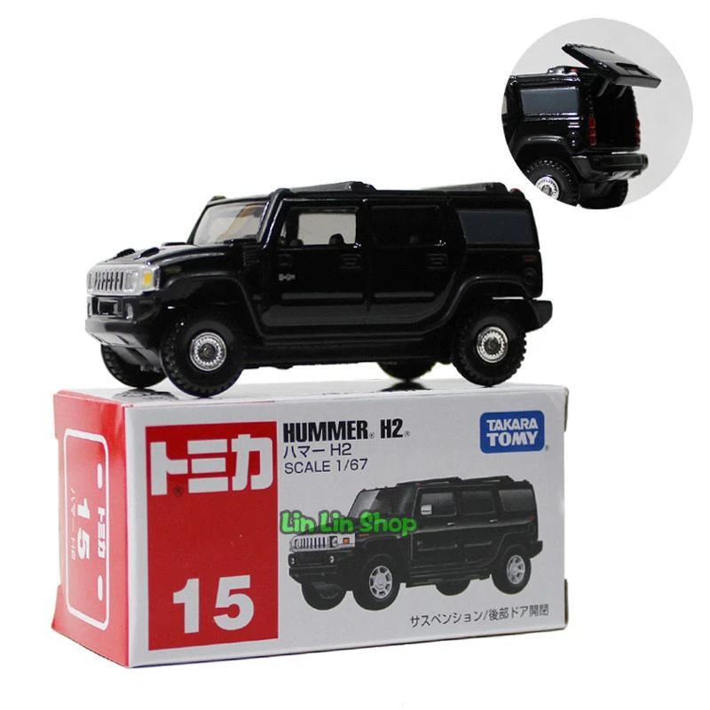 Tomica Takara Tomy #15 1/67 悍马 H2 黑色汽车模型压铸汽车玩具礼物 — 第 4/4 张图片
