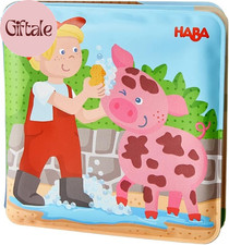 Magic Color Changing Bath Book: Animal Wash Day, Bath Toys for Toddlers, Water T