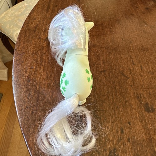 Minty My Little Pony Rare Vintage 1982 G1 Hasbro 82 Made in HK Clover Green G - Picture 8 of 10
