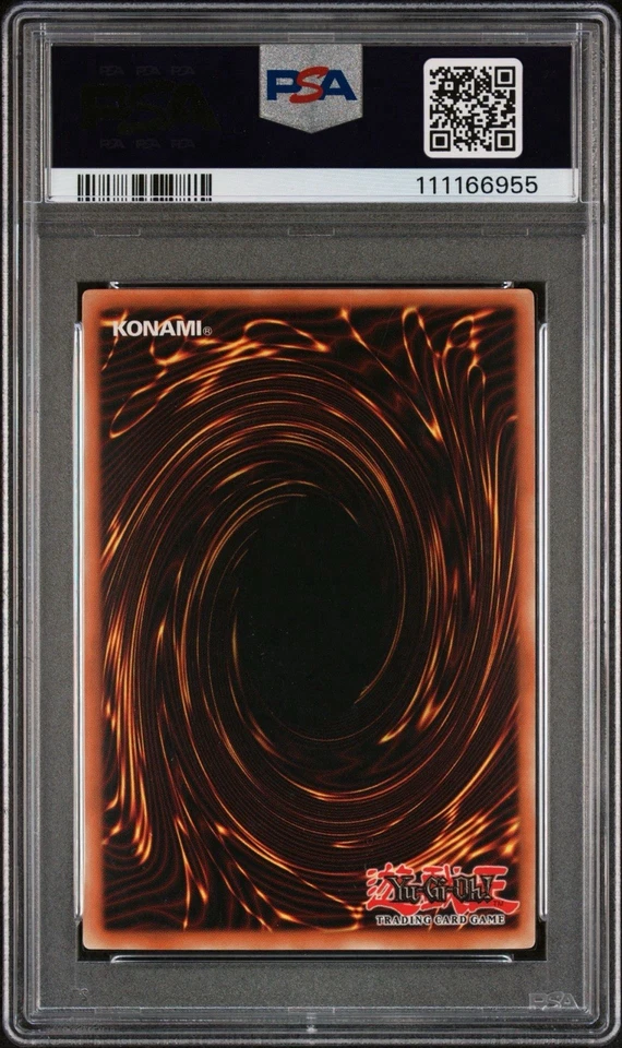 2003 Yu-Gi-Oh! Vampire Lord Dark Crisis DCR 1st Edition Secret Rare PSA 8 - Image 2 of 2