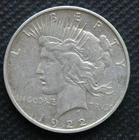 Peace Dollar 1922 S Mint. Nice Details.