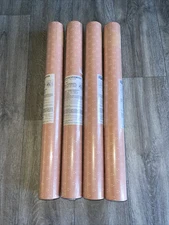 Vintage York Wallcoverings Wall Paper Double Roll Floral Pink 20.5" w 70 SF