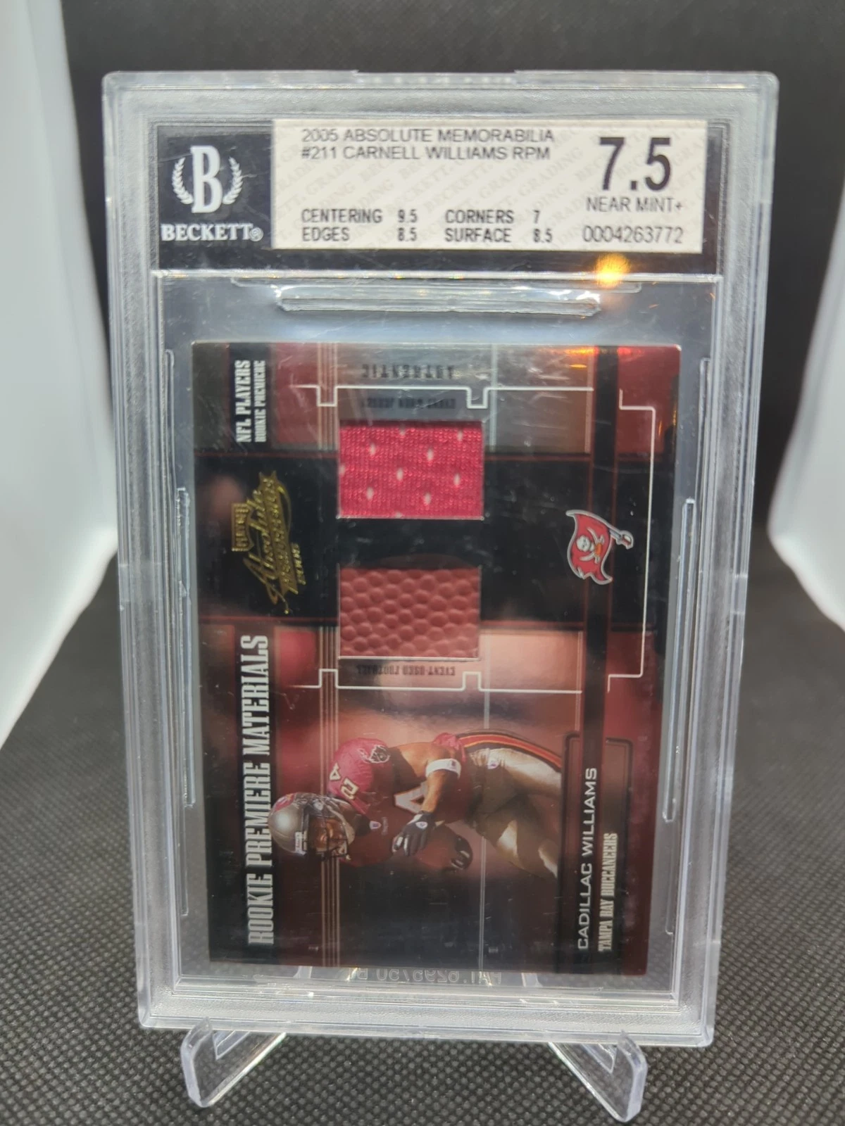 Cadillac Williams Playoff Absolute Memorabilia #211 Base