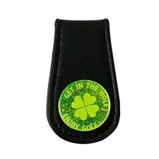 MARUA Golf Marker Concentrated Marker Leather Belt (Magnetic Clip Type) (YG) Yel