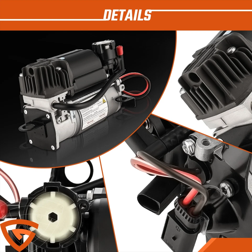 Luftfederung Kompressor + Paar Hinten Luftfedern für Mercedes E-Klasse W211 S211 - Bild 4 von 4