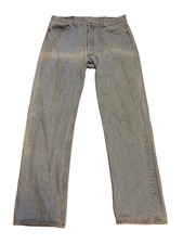 Vintage 90s Levi's 501 Jeans Mens 34x31 Actual USA Made Light Wash Button Fly