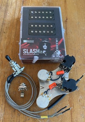 Seymour Duncan Slash 2.0 Humbucker Pickup Set 4C Les Paul Wiring CTS COIL SPLIT