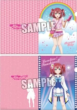Clear file RUBY KUROSAWA A4 clear file set of 2 "Love Live! Sunshine!!"
