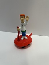 1990 Wendy s Jetsons George Jetson Red Hover Vehicle Vintage Kids Meal Toy RAR