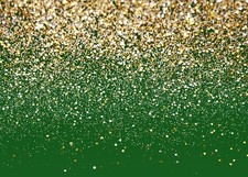 X224 Green Gold Bokeh Photography Backdrop 8x6 Ft Prom Graduation Wedding