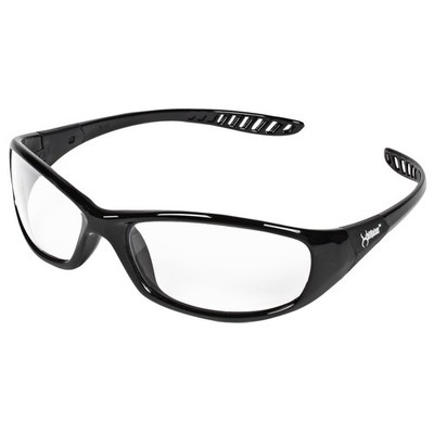 KleenGuard V40 Hellraiser Safety One Size, Black Frame With Clear Lens