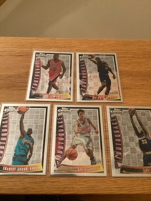 1996-97 Topps chrome YOUTHQUAKE Iverson, Barry, Smith, Rahim, Mcdyess ROOKIE  