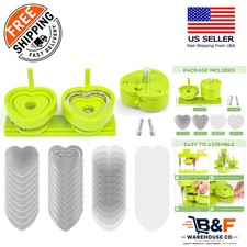 Heart-Shaped Button Maker 58mm Die Mold Kit for Creative Personalization