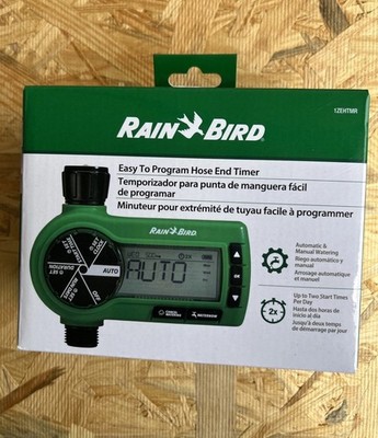 Rain Bird Easy-to-Program Hose End Sprinkler Timer Digital Automatic Watering