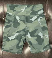Old Navy Active Powersoft Shorts Camouflage Girl  s Size XL 14-16 
