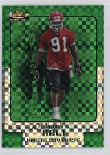 2006 Topps Finest Green X-Fractor /50 Tamba Hali #150 Rookie RC