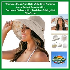 Breathable Women's Floral Sun Hat - Adjustable Wide Brim for Outdoor Comfort