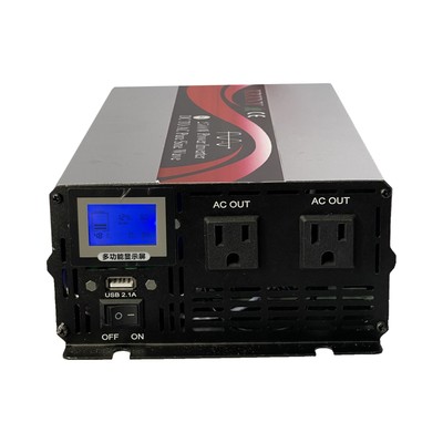 2500W Power Inverter 48V DC to 120V AC Pure Sine Wave Converter LCD Display