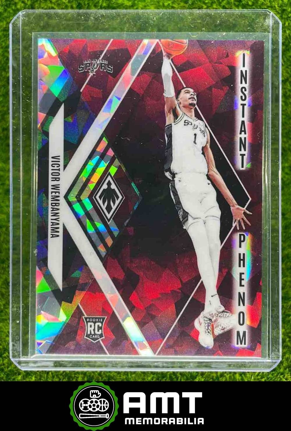 2023-24 Panini Phoenix Victor Wembanyama Instant Phenom Maroon Ice 8/275 RC