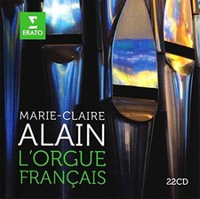 L'orgue Francais (Marie-Claire Alain) 22 CD  / Warner classics (2014) 