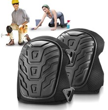 Ergonomic Work Knee Pads w/ TPE Hard Shell Breathable Mesh  Adjustable Straps