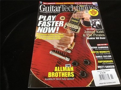 Guitar Techniques Magazine November 2007 Play Faster Now! Johnny Kidd & Pirates