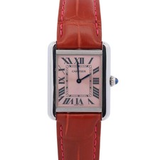 Cartier Tank 31mm Pink Dial Watch Ref# W5200000