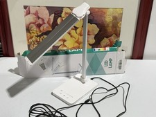 Desk Lamp Eye-Caring LED Table Lamp Dimmable Bed Side Lamp with 2 USB Charging