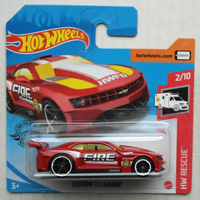 Hot Wheels 2011 Chevy Chevrolet Camaro Custom Rot Fire HW Rescue Neu/Ovp Car ´11