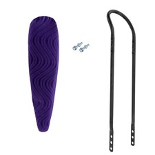 20" ORIGINAL LOWRIDER Velour Purple Banana Seat W/Black SissyBar 20" Bicycle