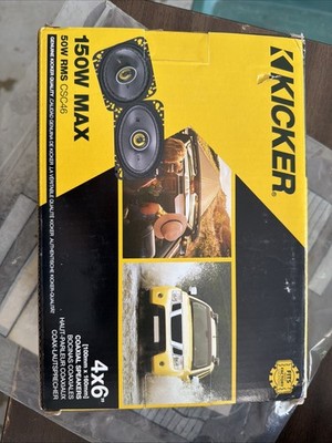 KICKER CS Series CSC46 4 x 6'' Car Audio System Speaker