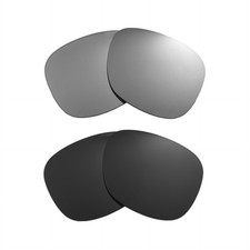 Walleva Titanium  Black Polarized Lenses For Ray-Ban RB4165 Justin 51mm
