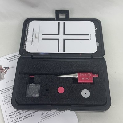 SiteLite SL-100 Mag Laser Scope Alignment System for Rifle With Case Accessories